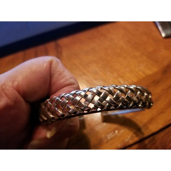 Michael Dawkins sterling silver bangle bracelet cuff J100328 - Picture 1 of 3